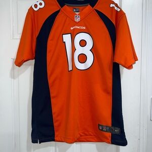 NFL Broncos Orange and Navy Jersey